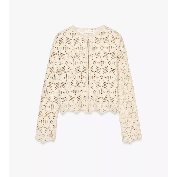 NWT ZARA 2025 collection SEQUIN MACRAMÉ CARDIGAN SIZE M
🚨PRICE FIRM NO DISCOUNT - Picture 16 of 16